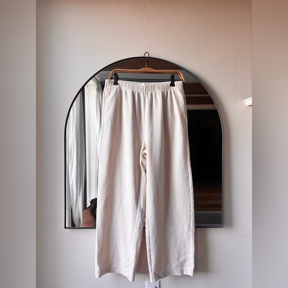 OAK + FORT | relaxed cotton gauze pant | size medium - Picture 2 of 6